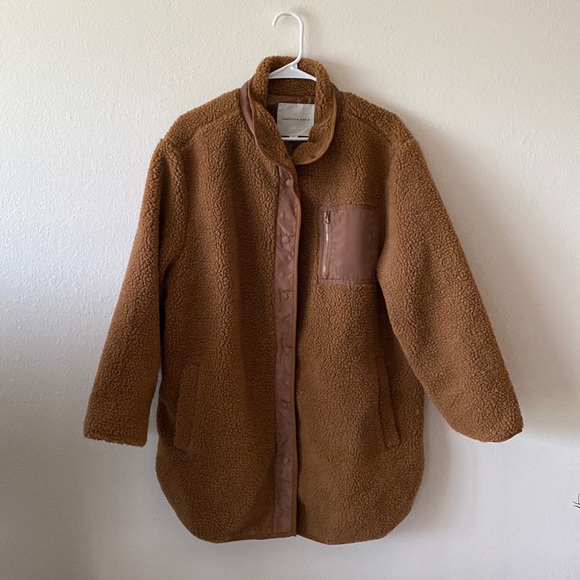 AE Sherpa Snap Front Jacket - Picture 4 of 7